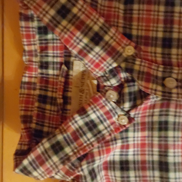 DENIM & SUPPLY RL SHORT SLEEVE POCKET BUTTON DWN SIZE XL..STRIPED/ BOXED - Picture 2 of 5